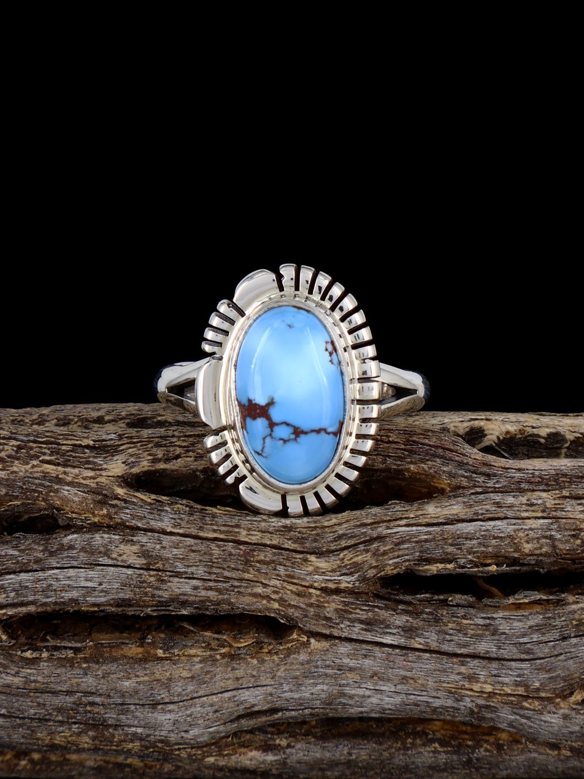 Golden Hill Turquoise Ring, Size 6 1/2