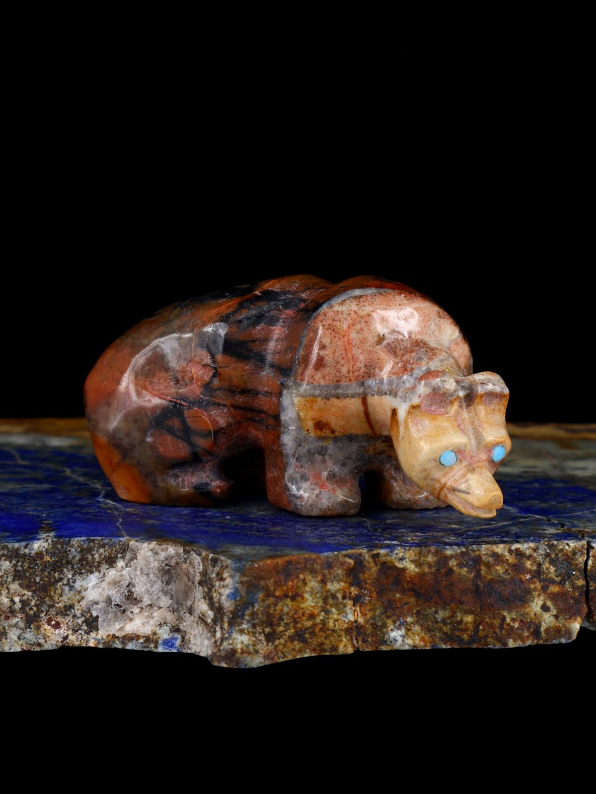 Marble Bear Zuni Fetish
