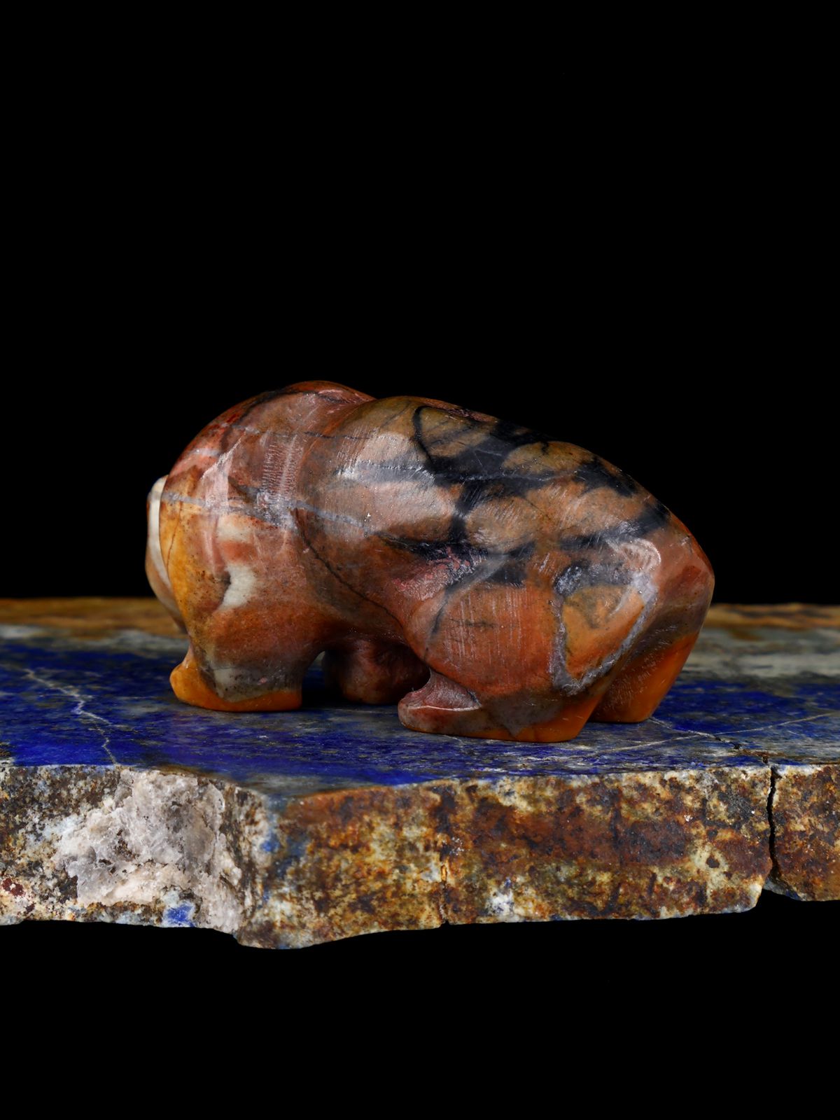 Marble Bear Zuni Fetish