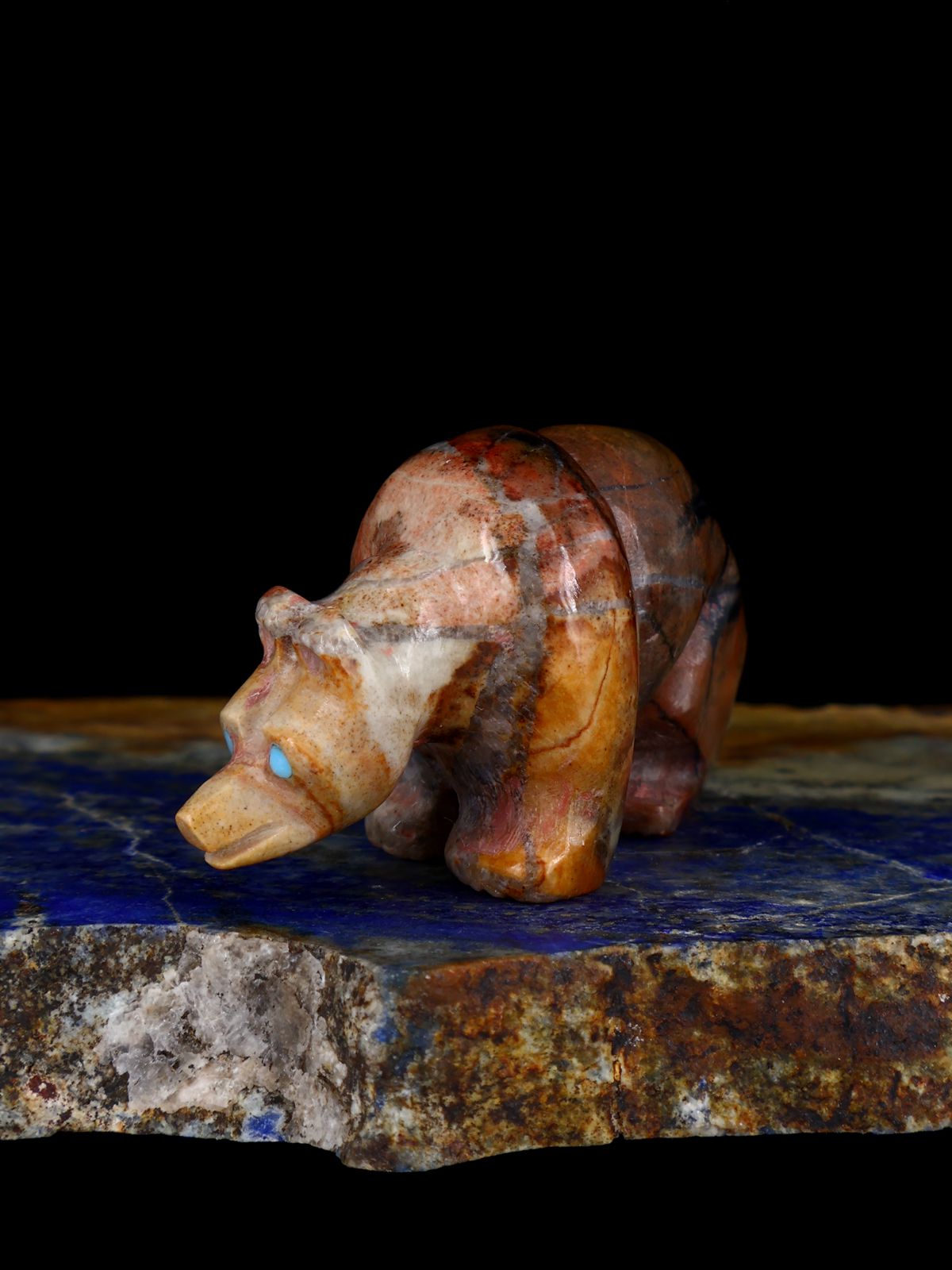 Marble Bear Zuni Fetish