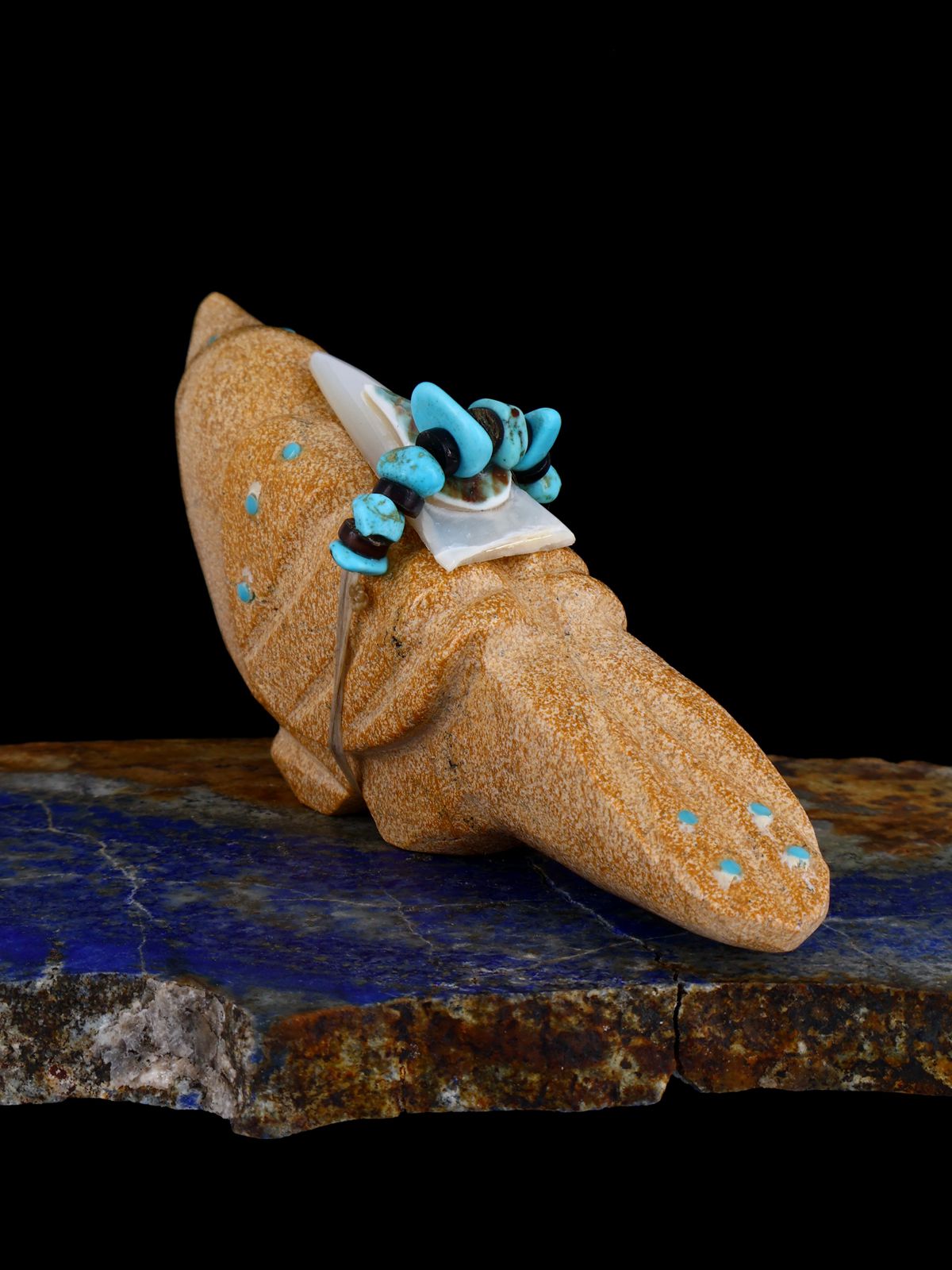 Travertine Bird Zuni Fetish