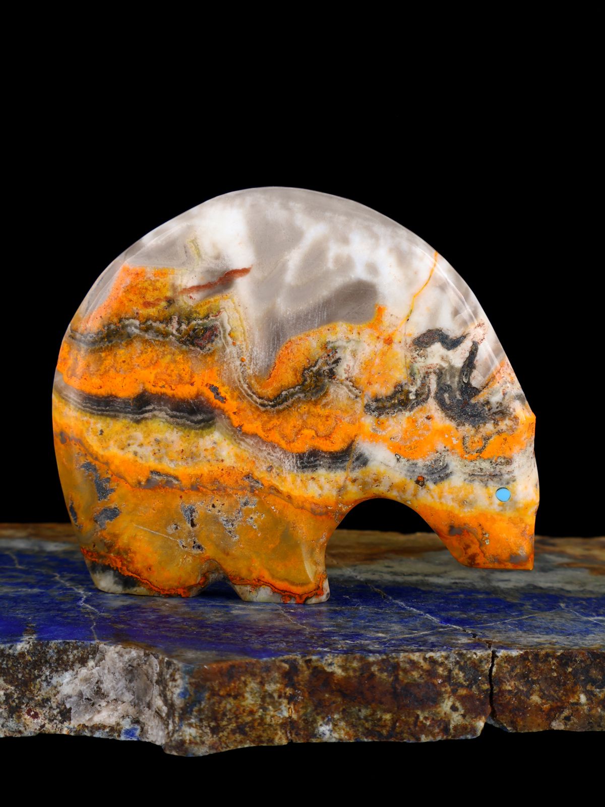 Bumblebee Jasper Bear Zuni Fetish