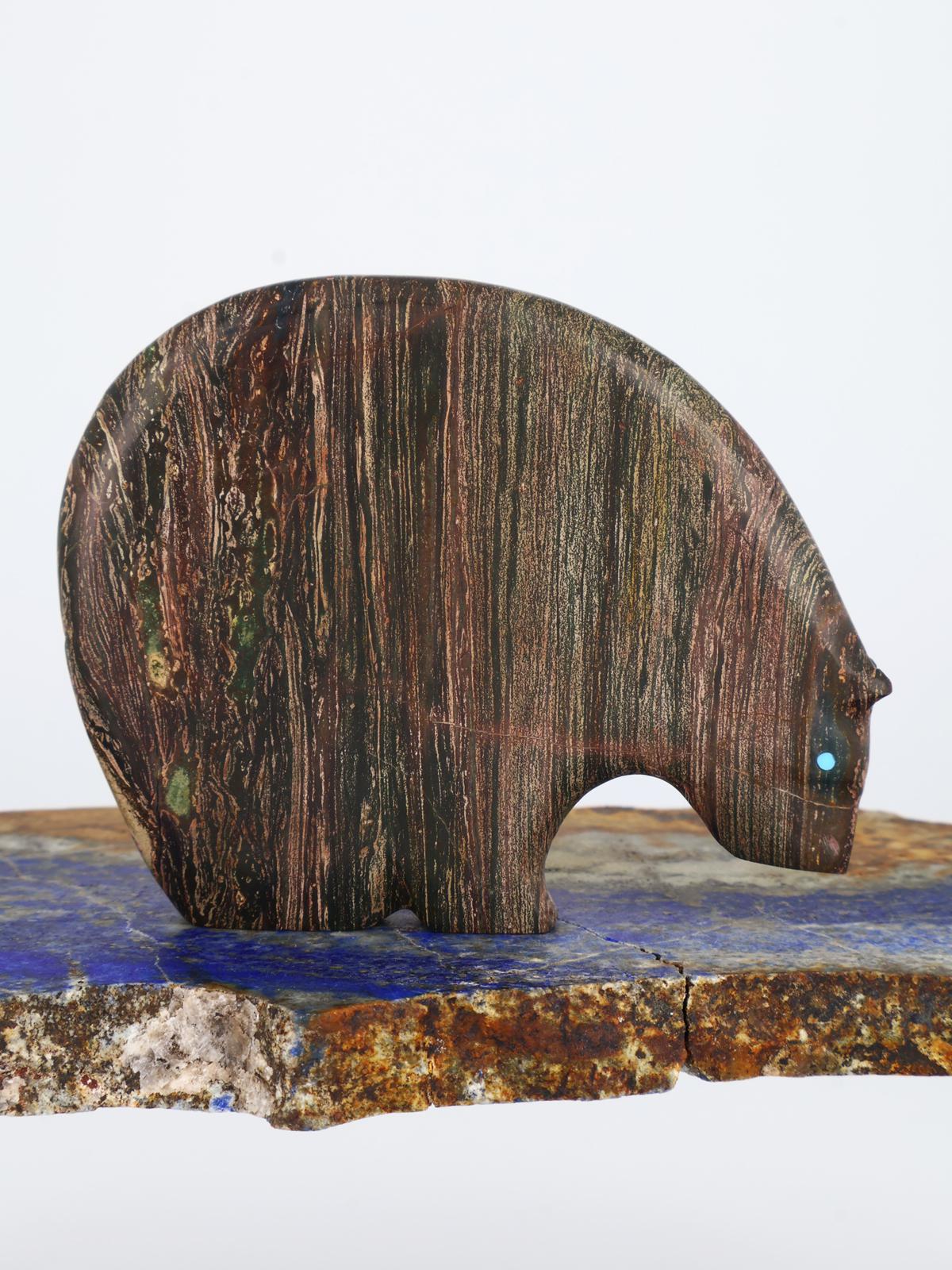 Folded Metasediment Bear Zuni Fetish