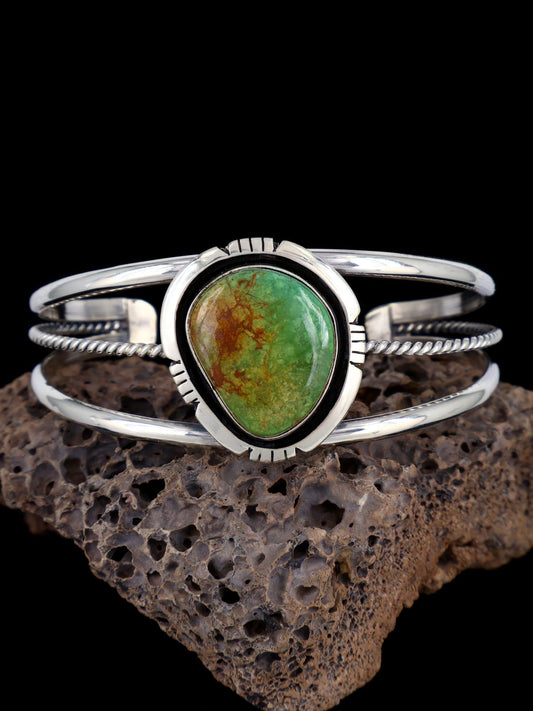Native American Sterling Silver Turquoise Cuff Bracelet