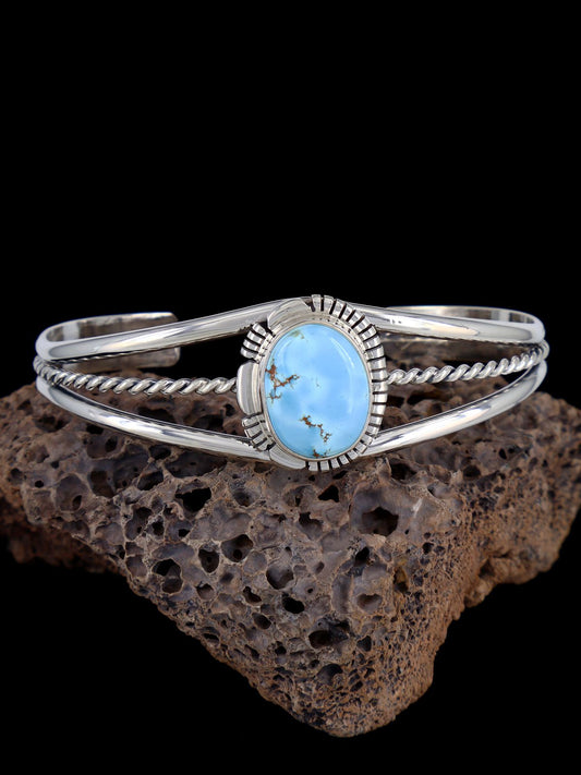 Native American Jewelry Golden Hill Turquoise Cuff Bracelet