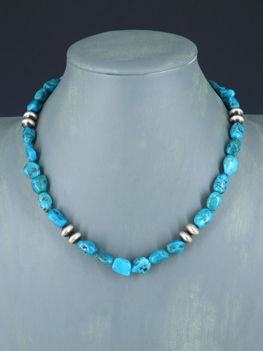18" Native American Turquoise Necklace