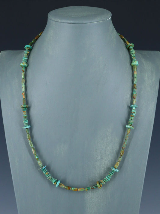 24" Native American Turquoise Necklace