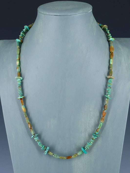 24" Native American Turquoise Necklace