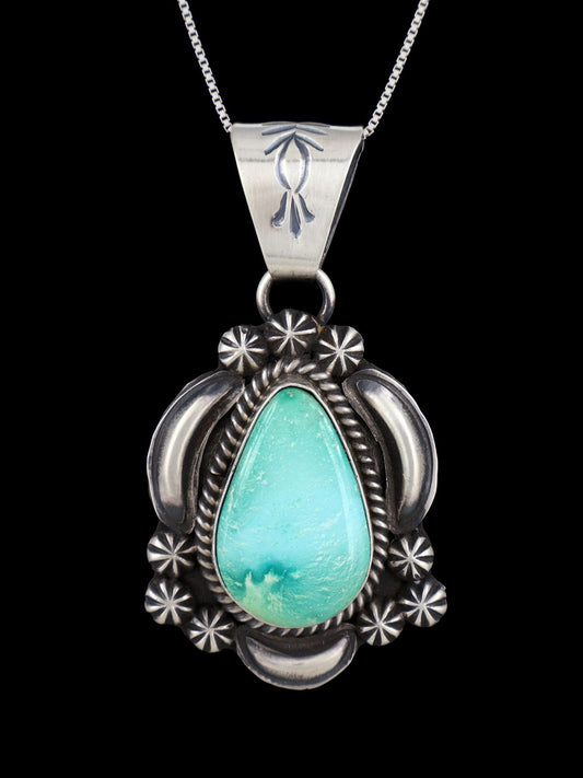 Native American Jewelry Royston Turquoise Pendant