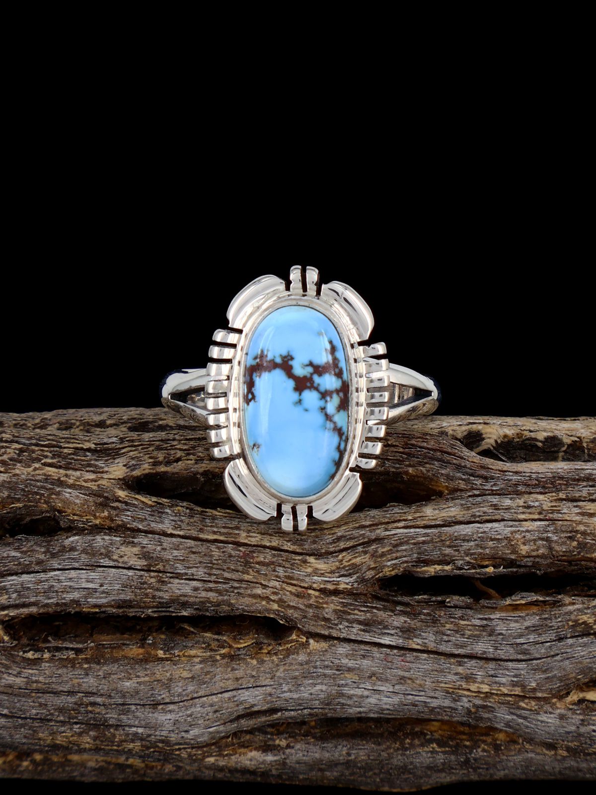 Golden Hill Turquoise Ring, Size 7