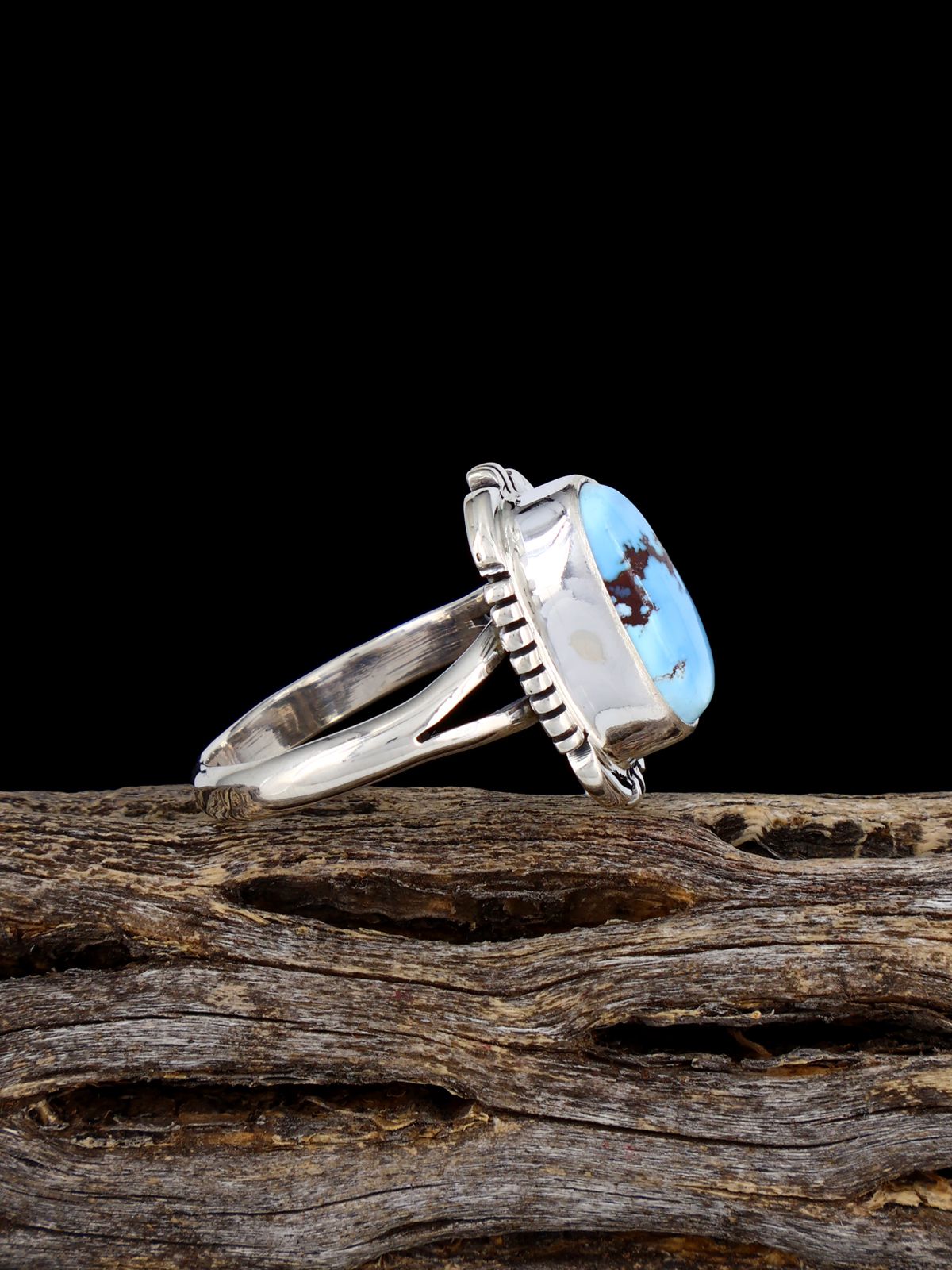 Golden Hill Turquoise Ring, Size 7