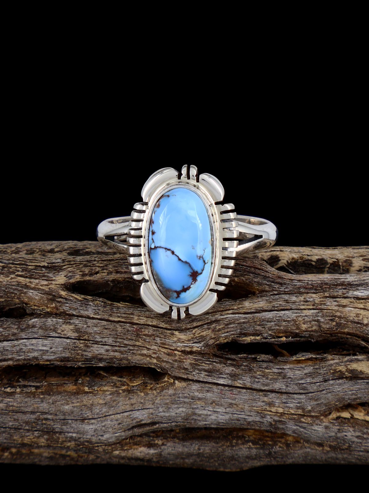 Golden Hill Turquoise Ring, Size 9