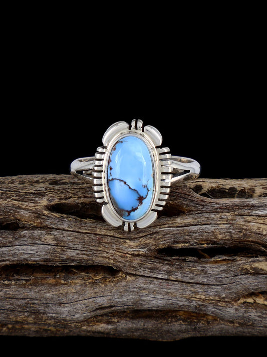 Golden Hill Turquoise Ring, Size 9