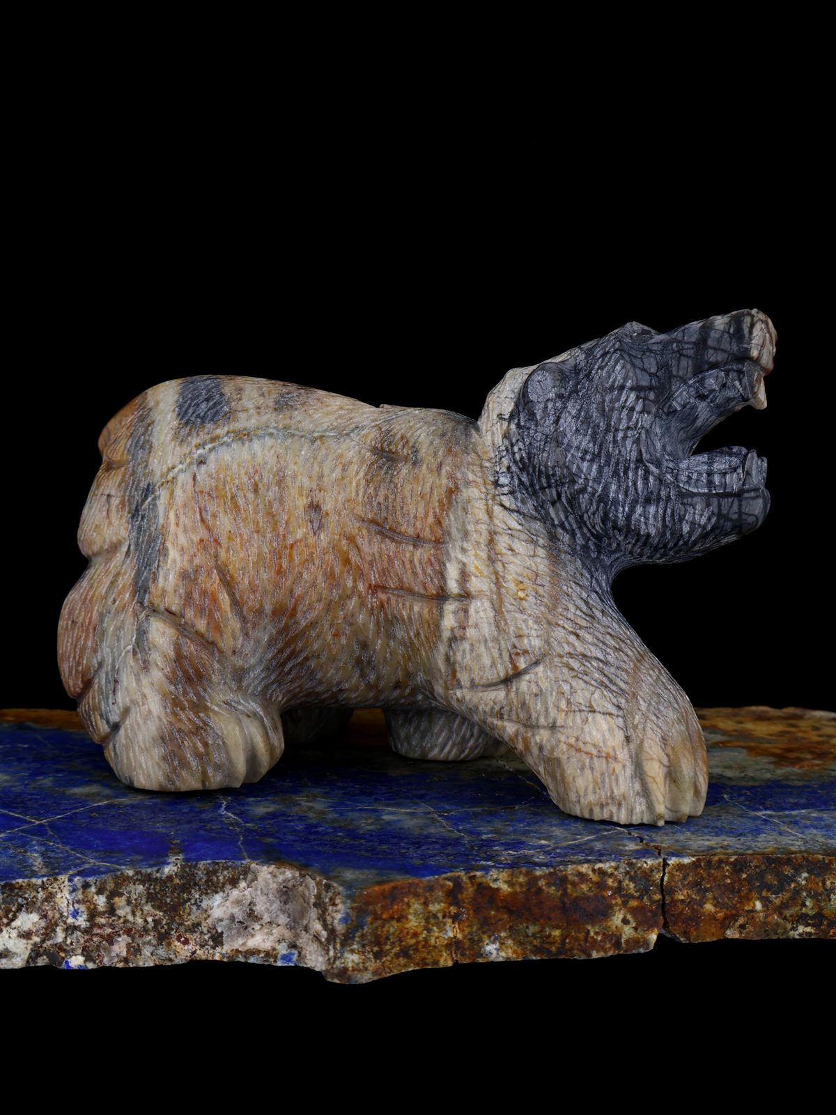 Picasso Marble Bear Zuni Fetish