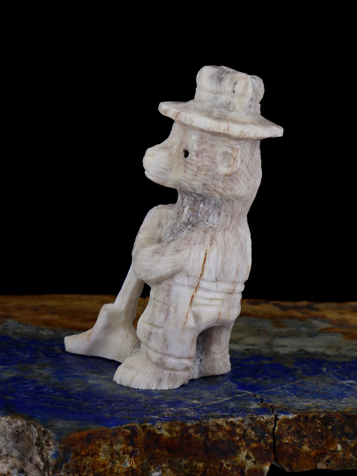 Antler Smokey Bear Zuni Fetish