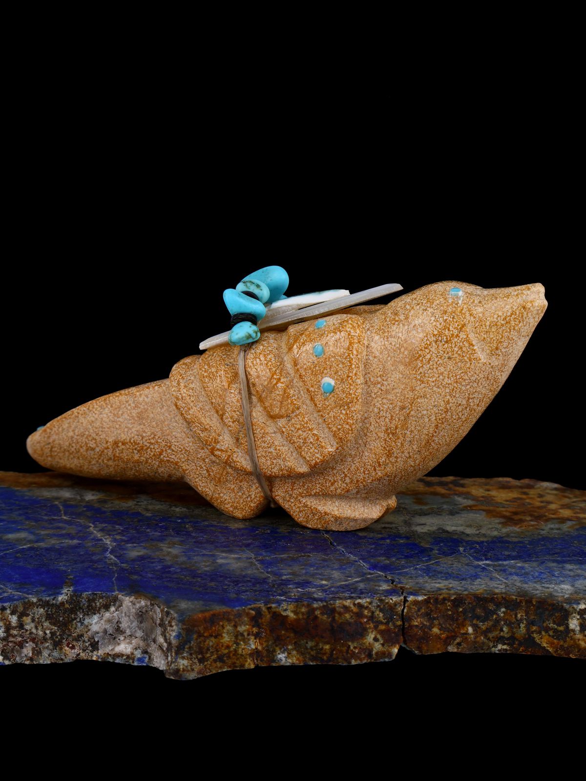 Travertine Bird Zuni Fetish