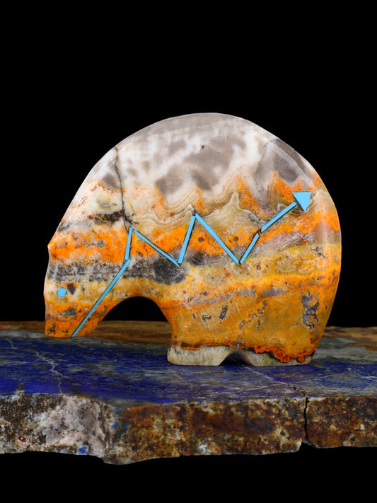 Bumblebee Jasper Bear Zuni Fetish