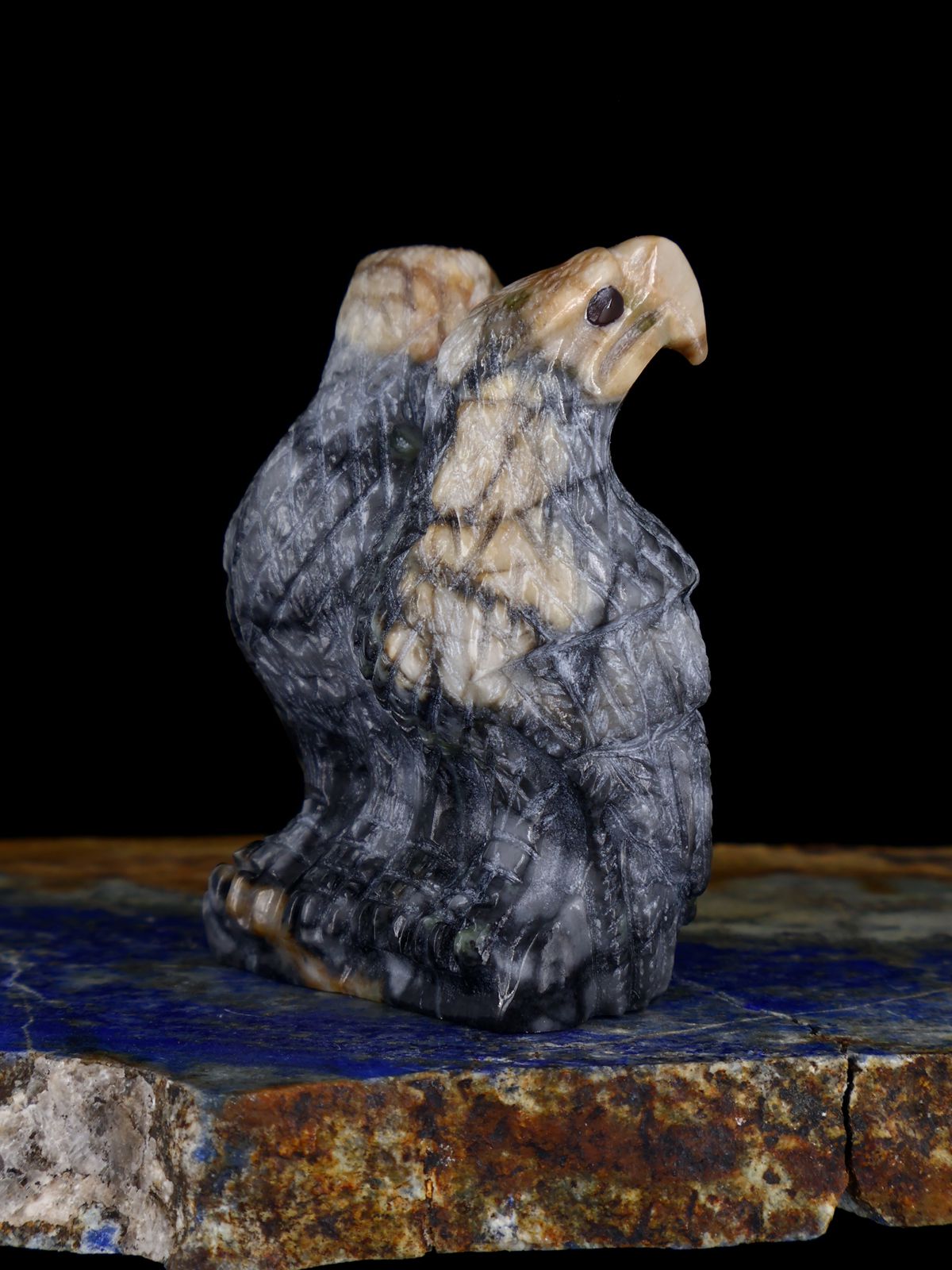 Picasso Marble Eagles Zuni Fetish