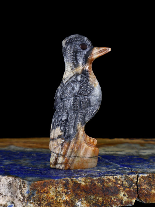 Picasso Marble Cardinal Zuni Fetish