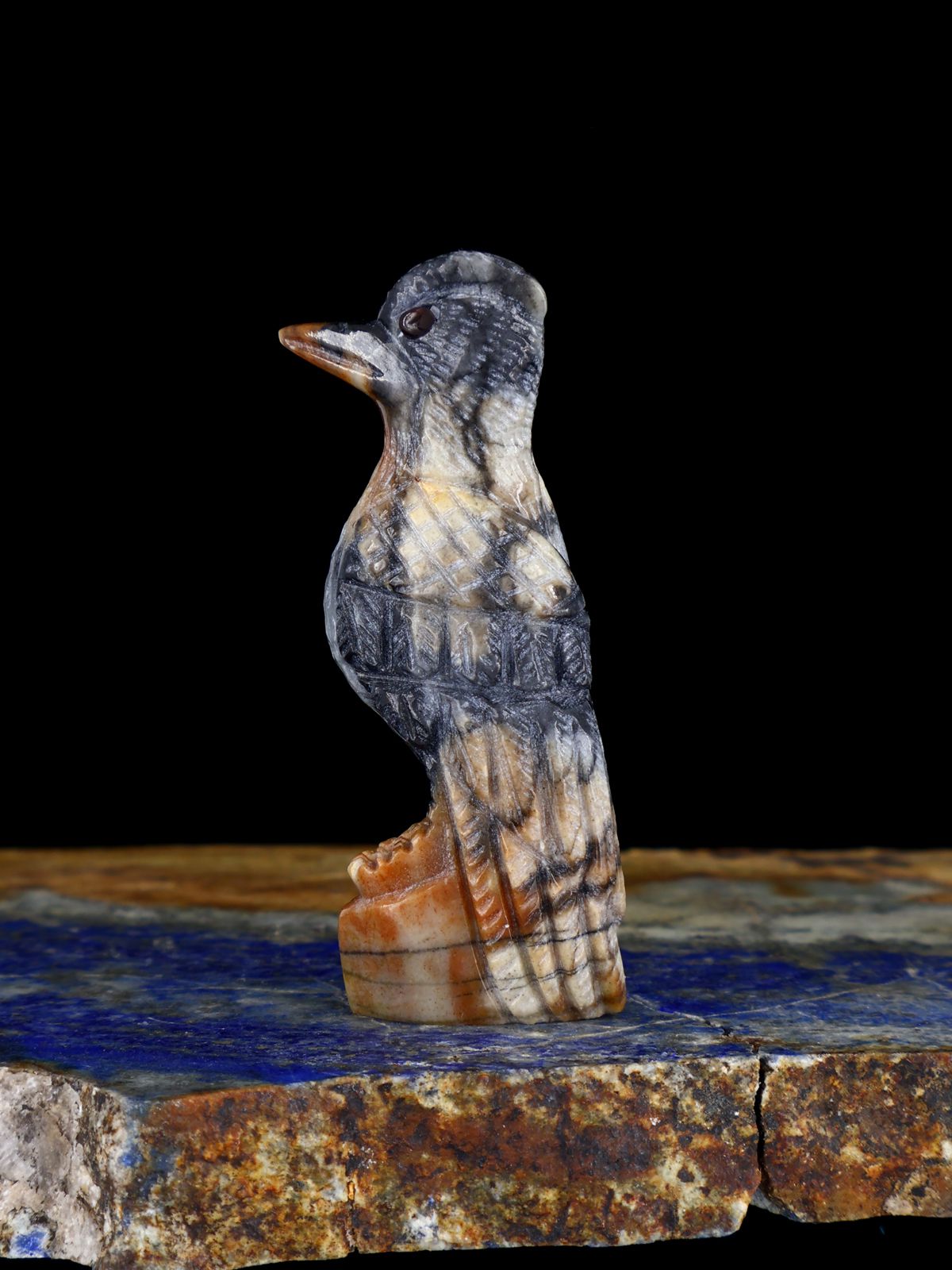 Picasso Marble Cardinal Zuni Fetish