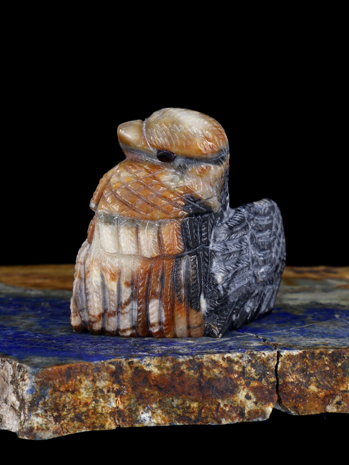 Picasso Marble Eagles Zuni Fetish