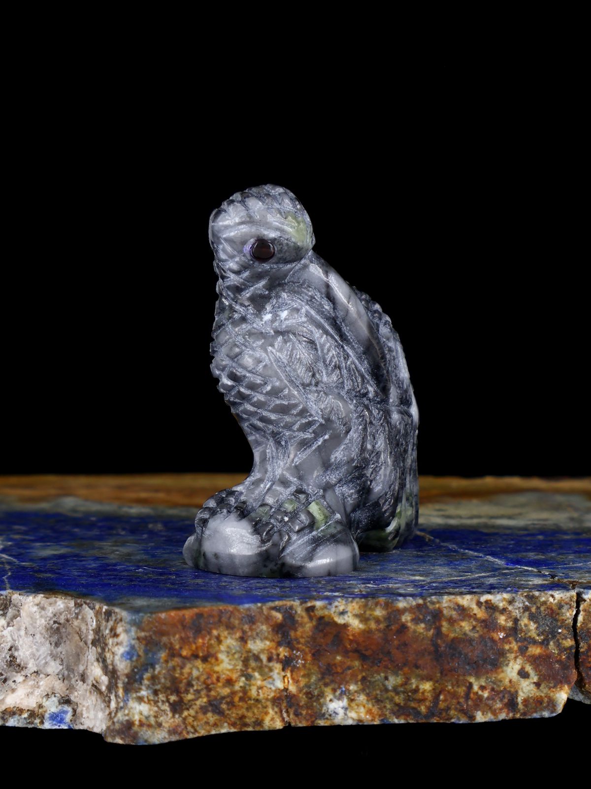 Picasso Marble Bird Zuni Fetish