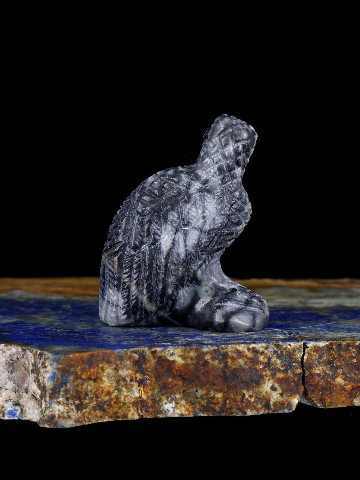 Picasso Marble Bird Zuni Fetish
