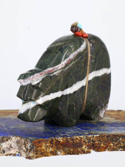 Serpentine Bear Zuni Fetish