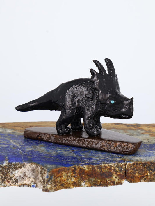 Black Jet Dinosaur Zuni Fetish