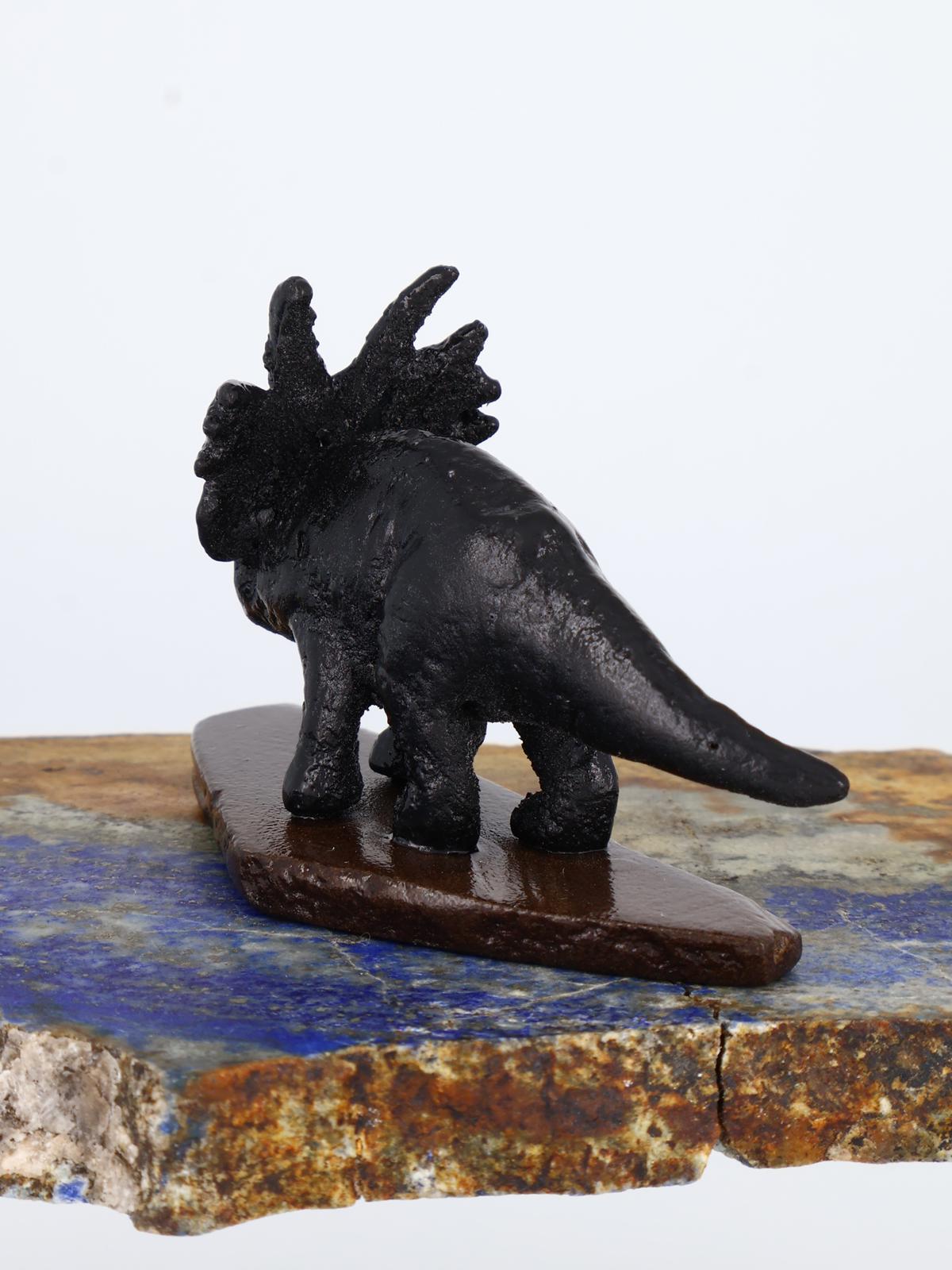 Black Jet Dinosaur Zuni Fetish