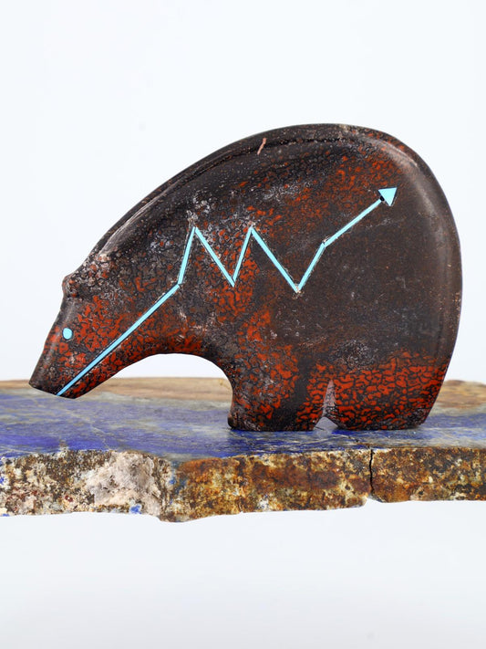 Dinosaur Bone Medicine Bear Zuni Fetish