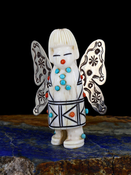 Antler Butterfly Maiden Zuni Fetish
