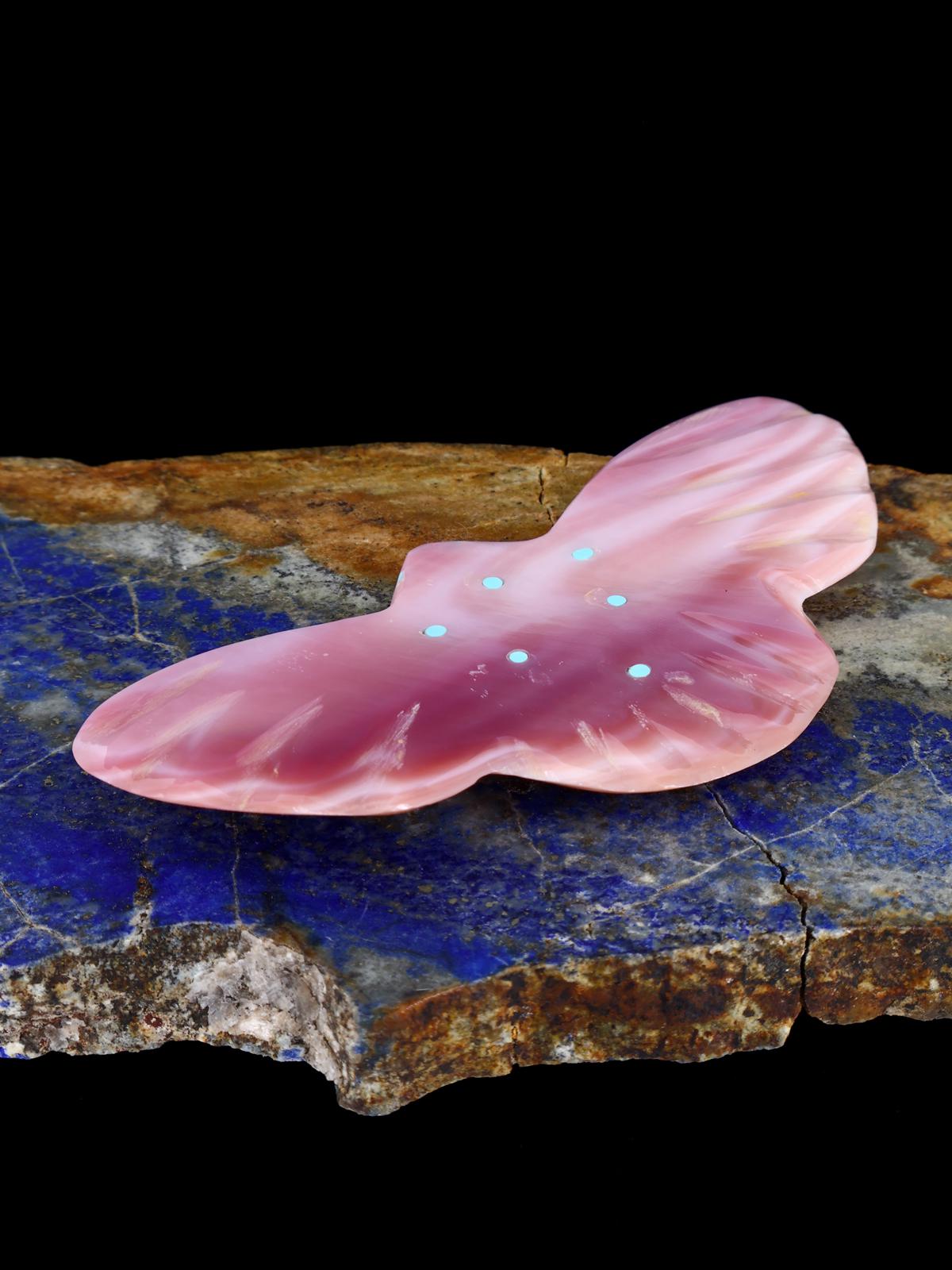 Pink Shell Bird Zuni Fetish